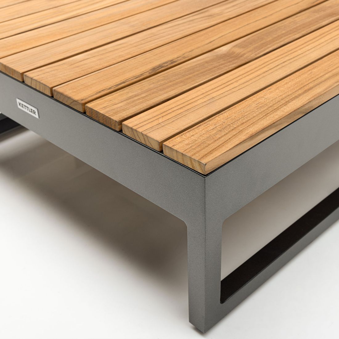 Kettler Ocean Skid Platform Loungeset inkl. Loungetisch Aluminium/Olefin