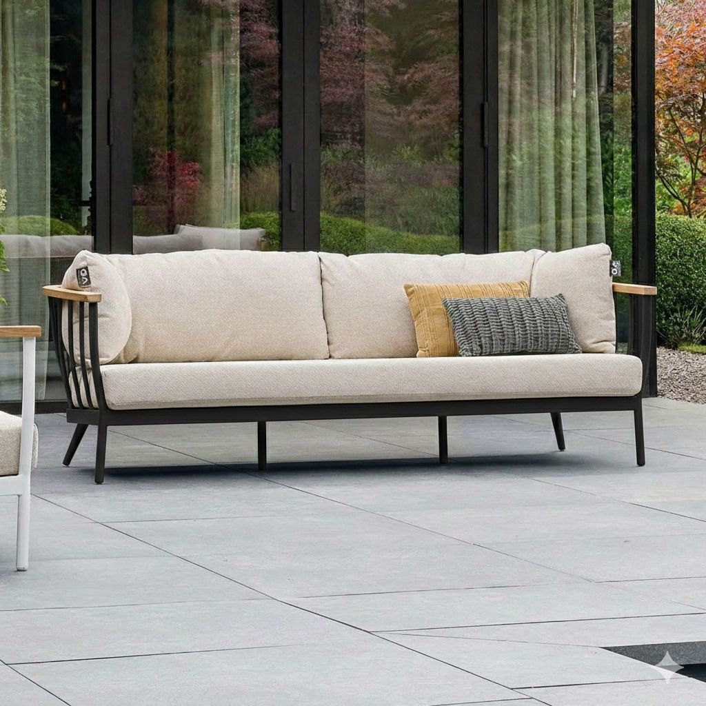 Apple Bee Condor Gartenloungesofa Aluminium/Bee Wett
