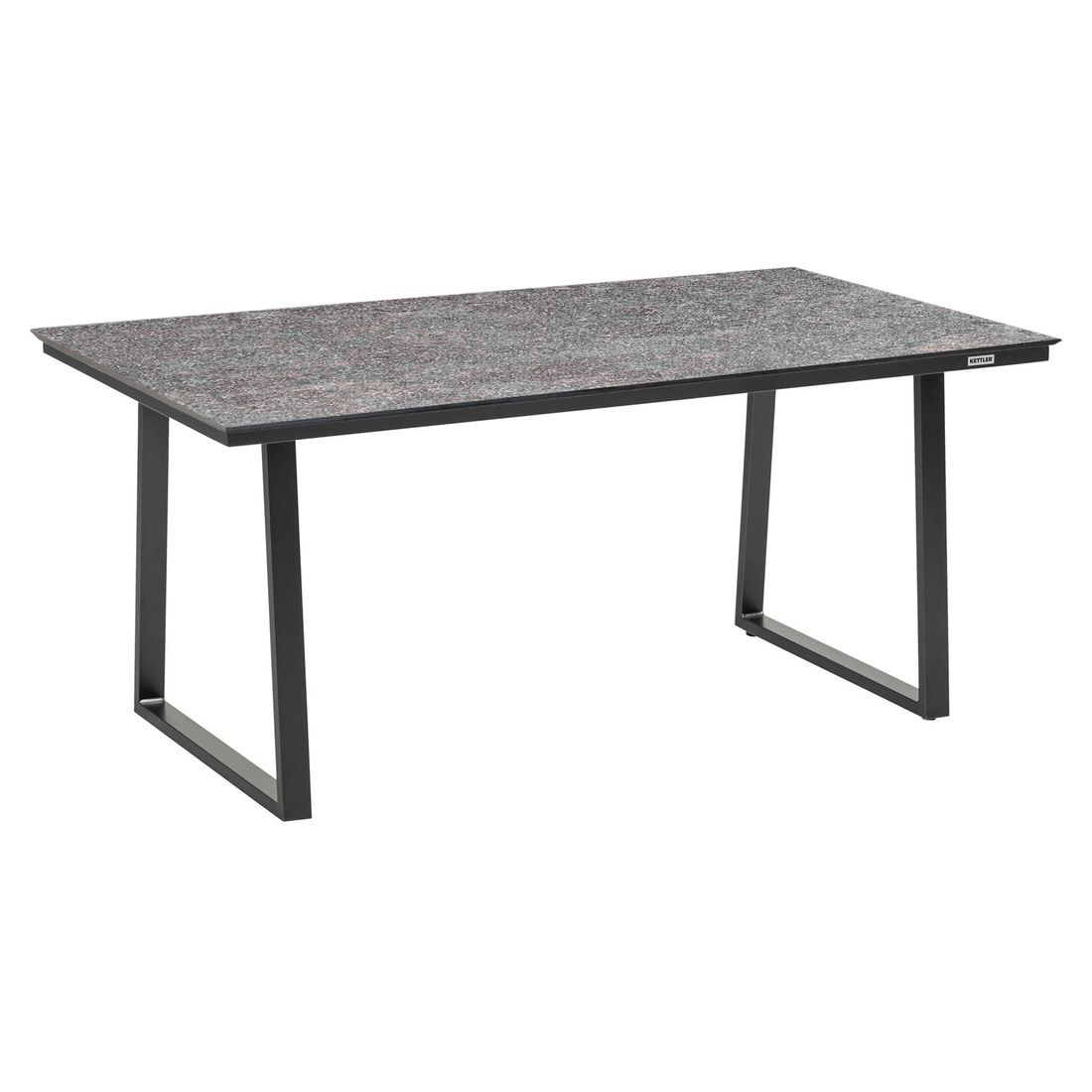 Kettler Skate Low Dining Gartentisch Aluminium/HPL