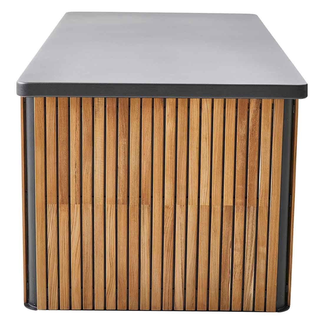 Cane-Line Combine Gartenbox groß Teak/Aluminium