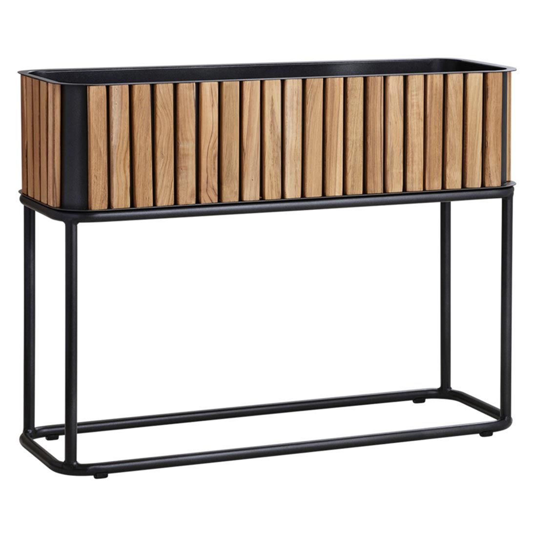 Cane-Line Combine Pflanzgefäß 83x62x28cm Teak/Aluminium