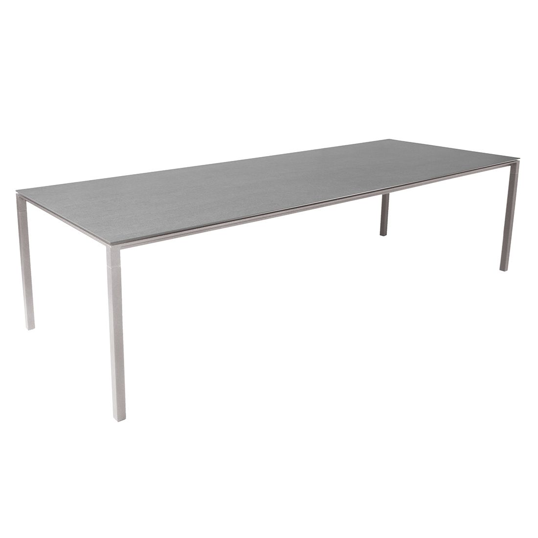 Cane-Line Pure Gartentisch 280x100cm Aluminium/Keramik