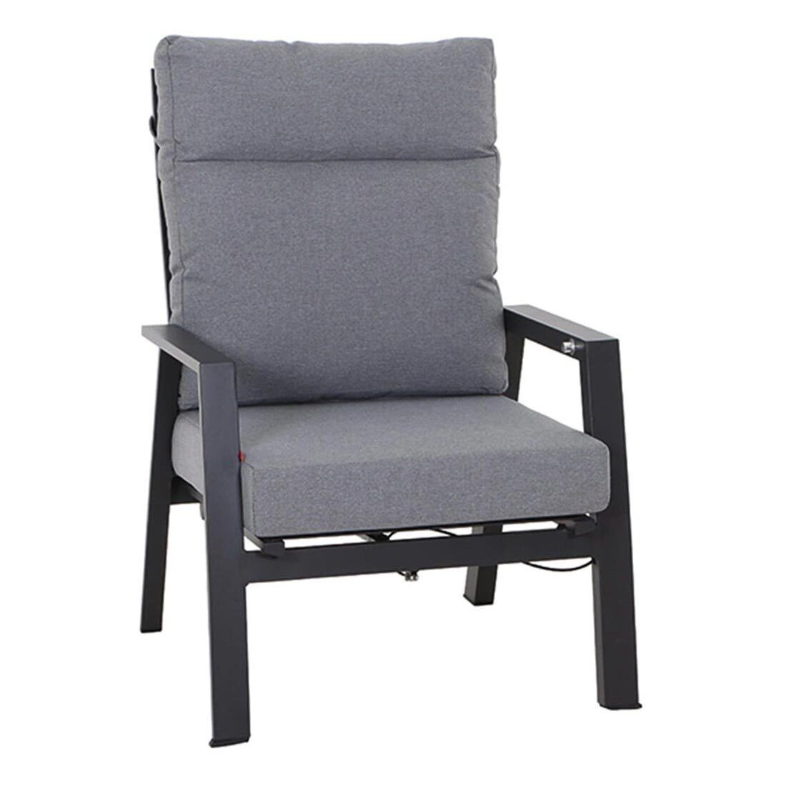 Siena Garden Valencia Loungeset verstellbar inkl. OUTLIV. Lifttisch Aluminium/Polypropylen