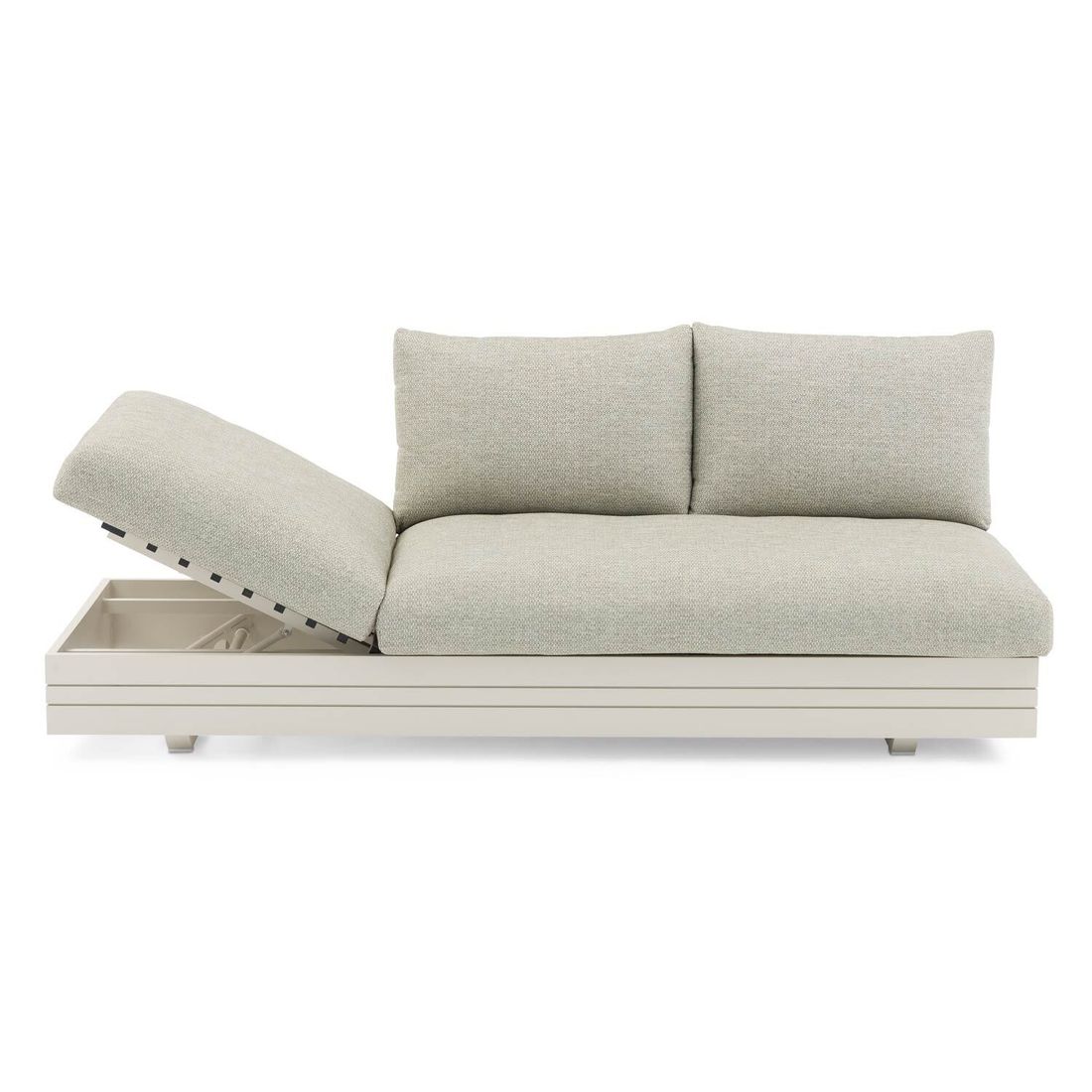Zebra Cubo Neo Gartenloungesofa verstellbar Aluminium/Sunproof