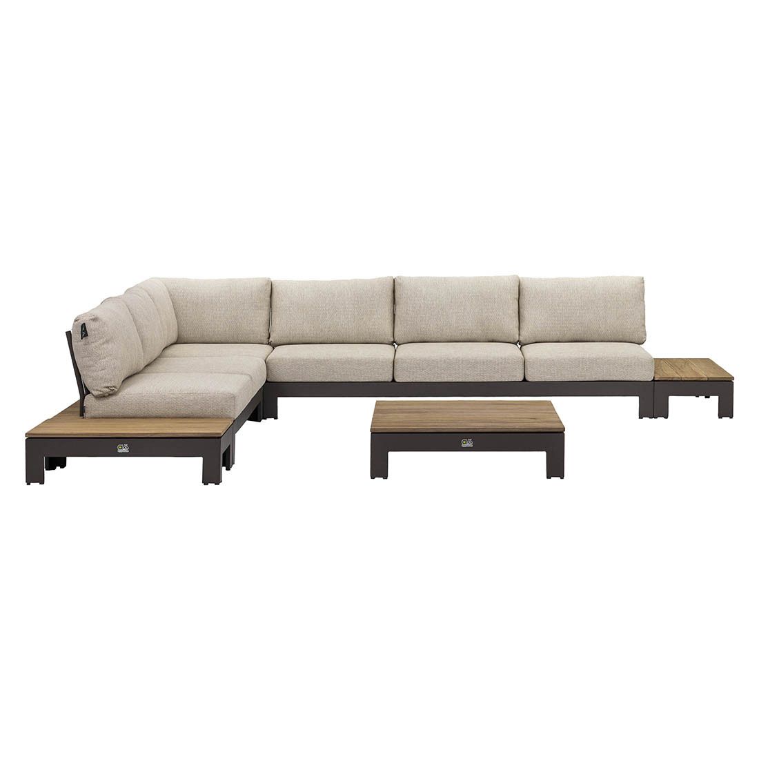 Apple Bee Sticks & More Ecklounge inkl. Loungetische Aluminium/Bee Wett