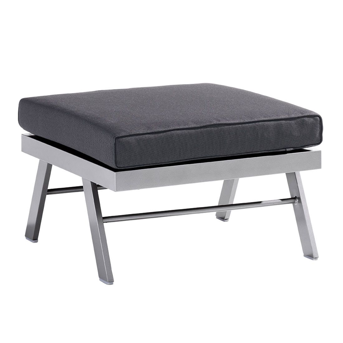 Sieger Auckland Loungehocker Aluminium/Sunproof