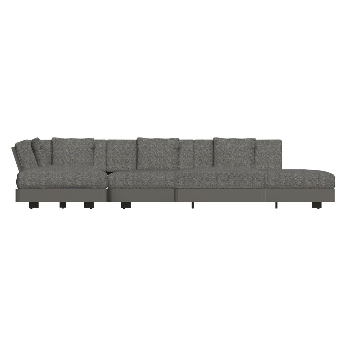 OUTLIV. Santa Monica Ecklounge inkl. Loungetisch Aluminium/Olefin