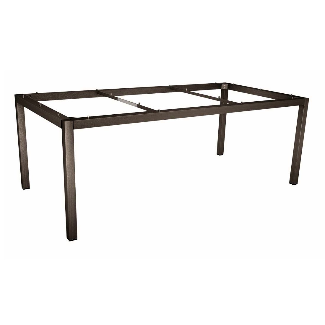 Stern Gartentisch 200x100cm Aluminium/Teak
