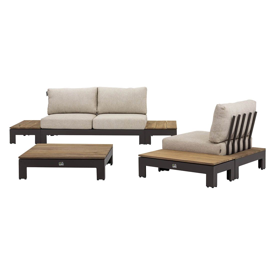 Apple Bee Sticks & More Loungeset inkl. Loungetische Aluminium/Bee Wett