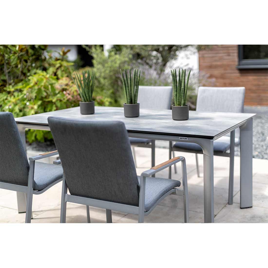 Kettler Diamond Stapelsessel Aluminium/Sunbrella