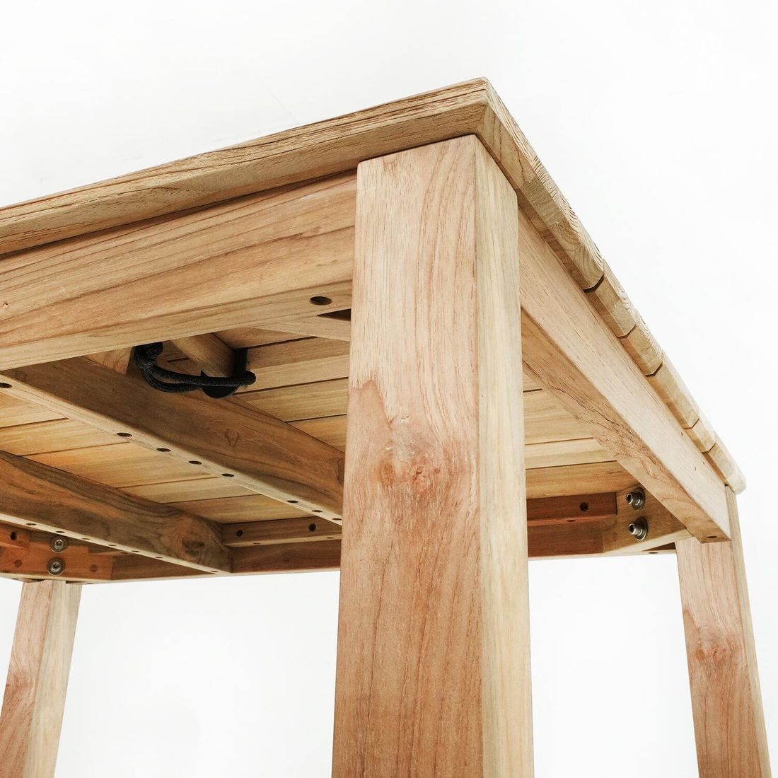 Zebra Derex Gartentisch 80x100cm Teak recycelt