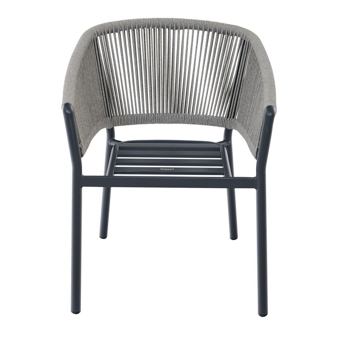Siena Garden Merano Stapelsessel Aluminium mit Sitz- und Rückenkissen