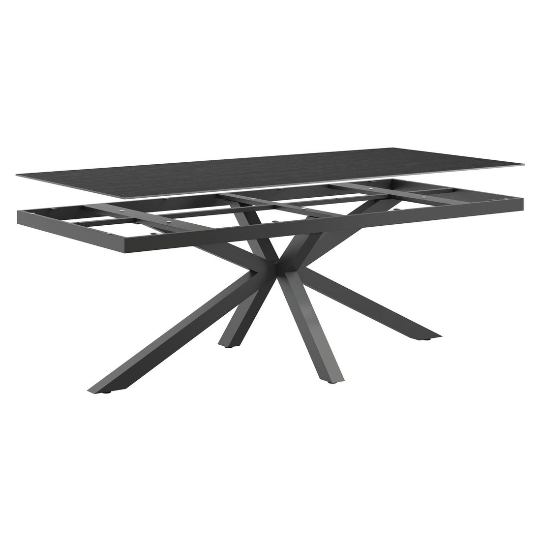 OUTLIV. Gartentisch 220x100cm Aluminium/Dekton