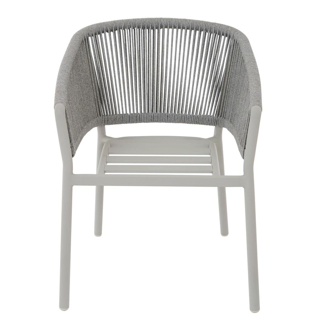 Siena Garden Merano Stapelsessel Aluminium mit Sitz- und Rückenkissen