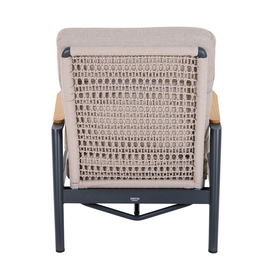Siena Garden Cortina Loungeset verstellbar inkl. OUTLIV. Lifttisch Aluminium/Rope/Polypropylen