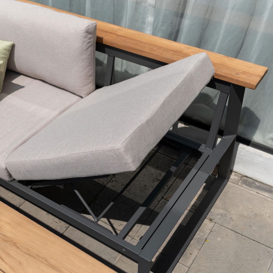 LifestyleGarden Jimmy Gartenmöbel-Set L (6 Plätze) Tisch 216x99cm