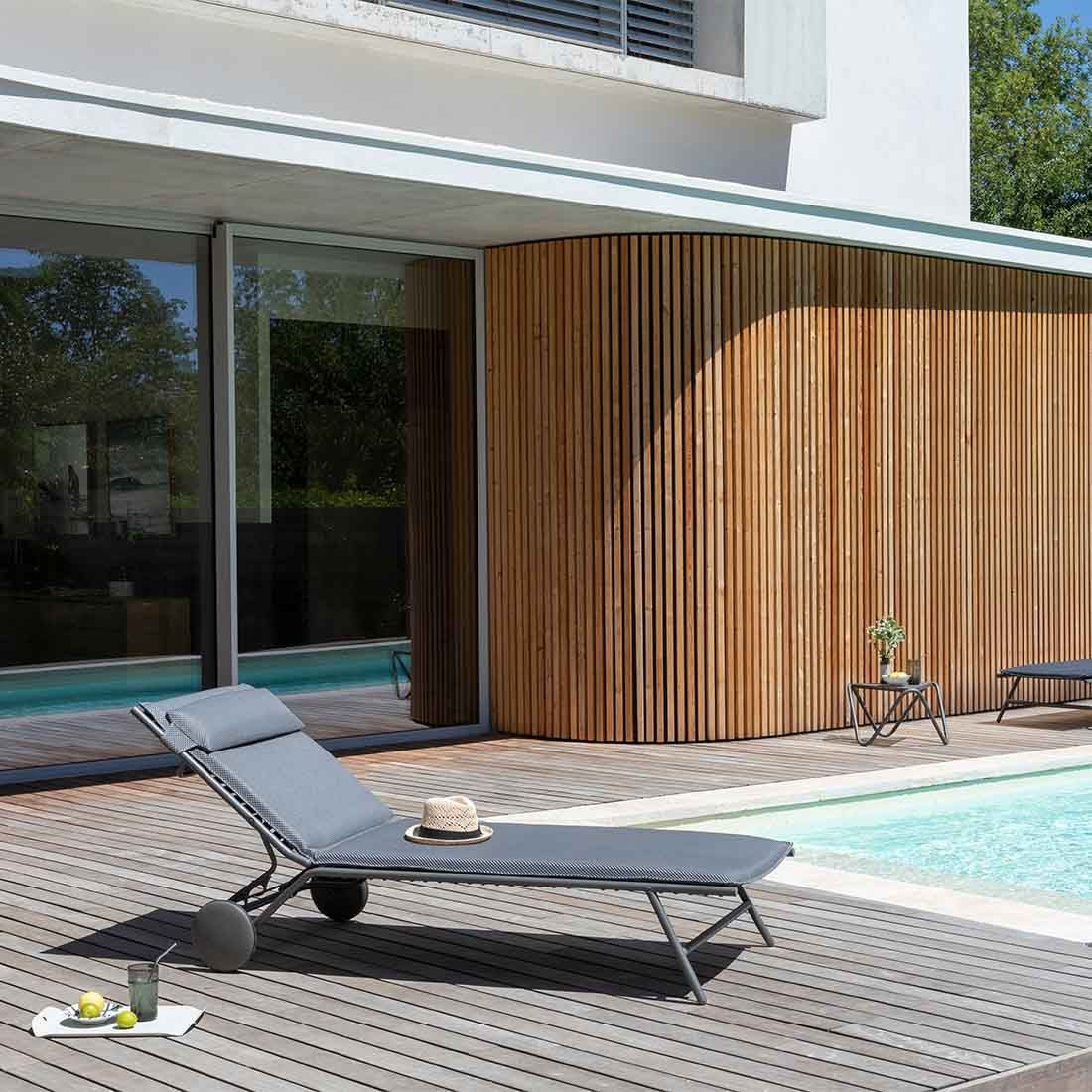 Lafuma Miami II Gartenliege Stahl/BeComfort