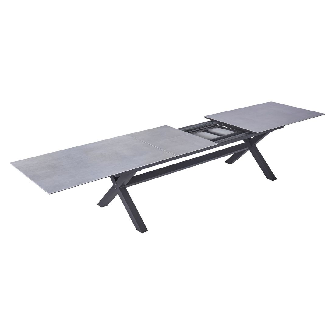 LC Garden Bondino Gartenmöbel-Set XXL verstellbar Tisch 280/340/400x100cm