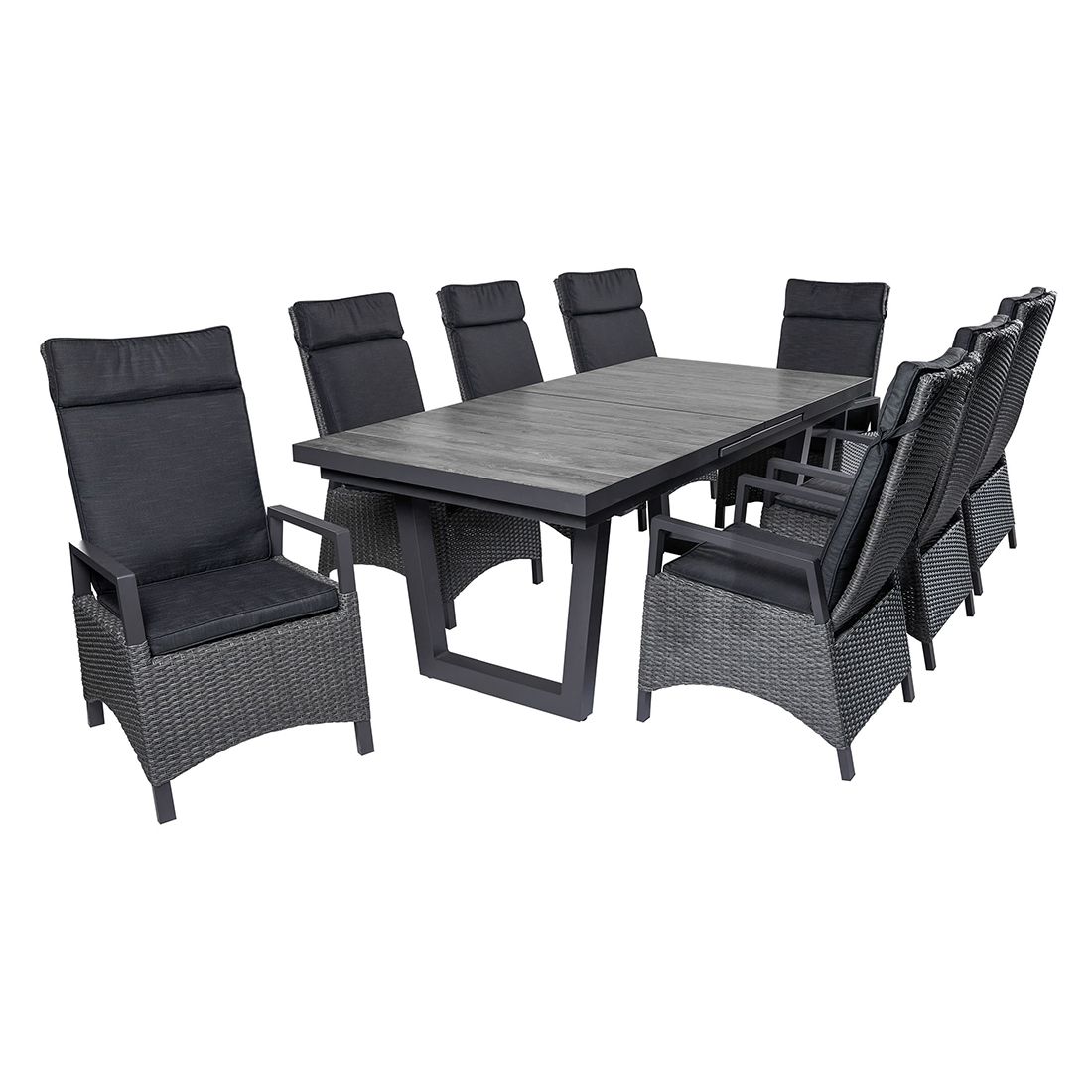 LC Garden Keramo Ausziehtisch 200/260x100cm Aluminium/Keramik
