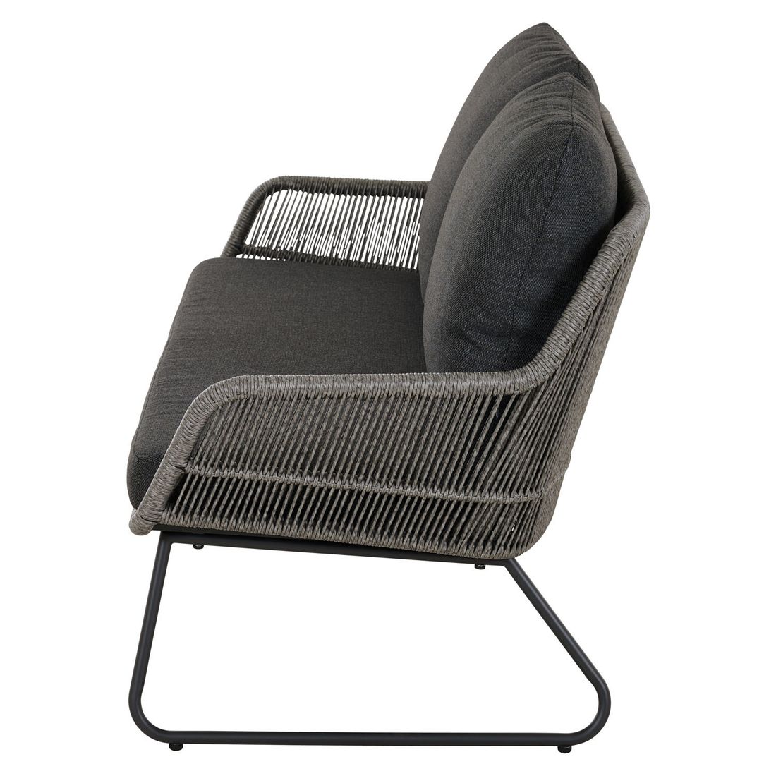 Siena Garden Kansas Gartenloungesofa Aluminium/Geflecht