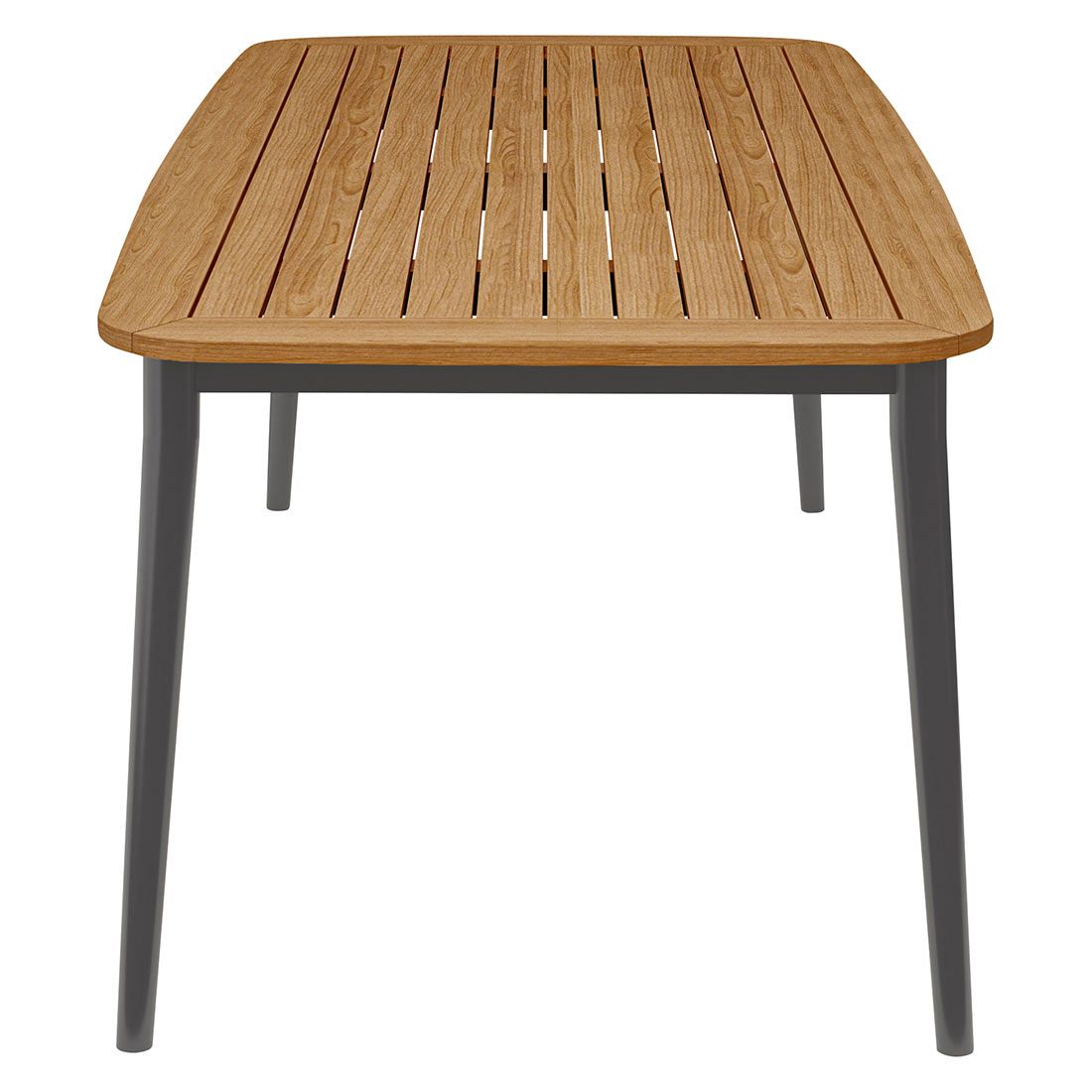 Solpuri Charlie Gartentisch 230x100 cm Aluminium/Teak