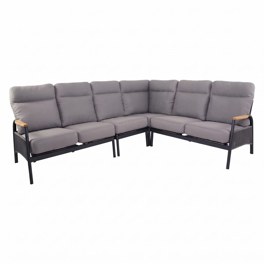 OUTLIV. Valencia Dininglounge Tisch 180x90cm Aluminium/Rope/Olefin