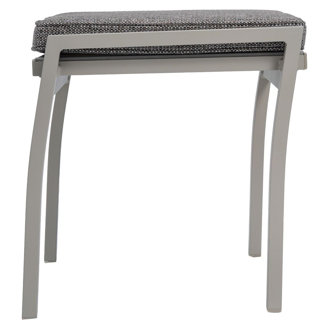 OUTLIV. Perth Gartenhocker Aluminium mit Sitzkissen