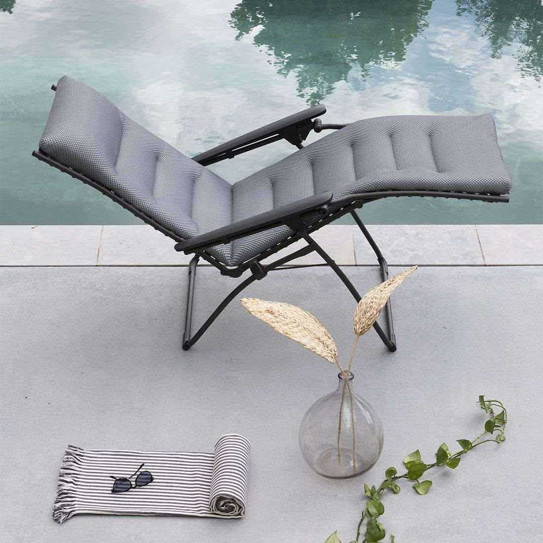Lafuma Evolution Relaxliege verstellbar Stahl/Be Comfort