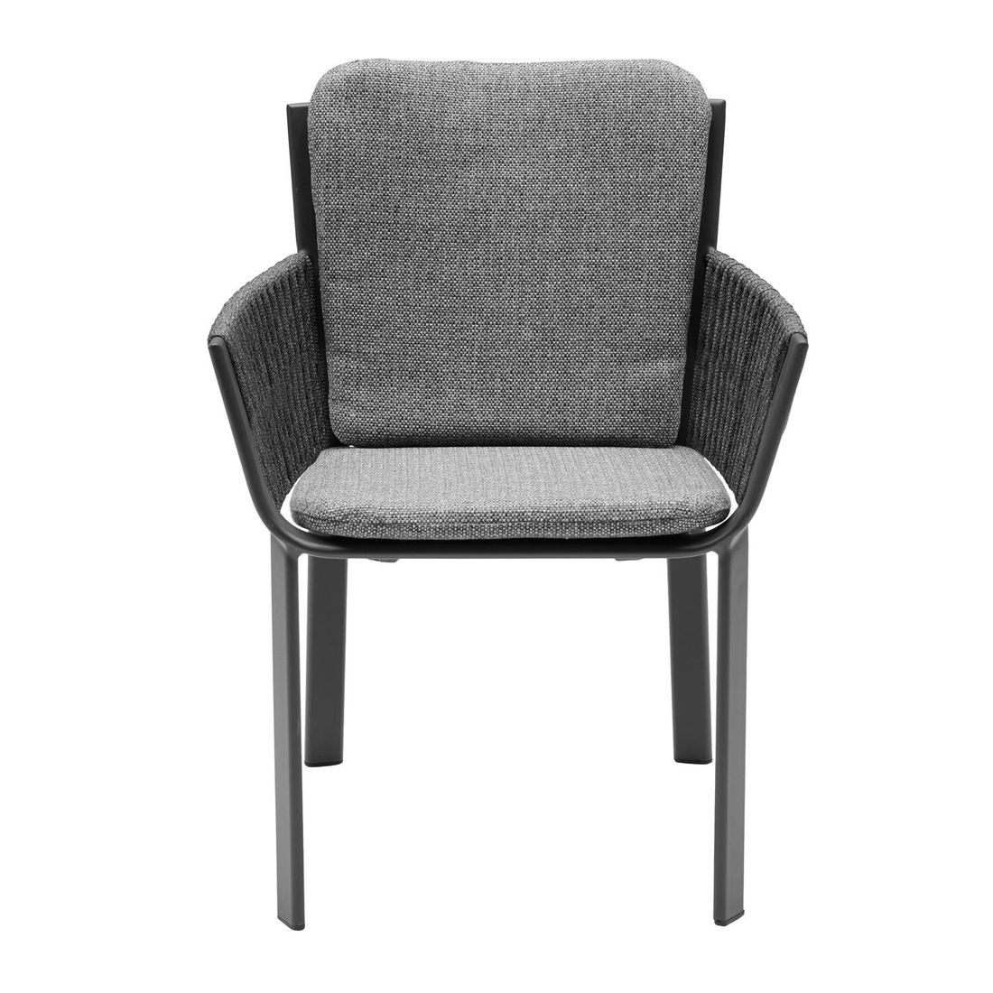 LC Garden Sofano Gartensessel Aluminium mit Sitz- und Rückenkissen