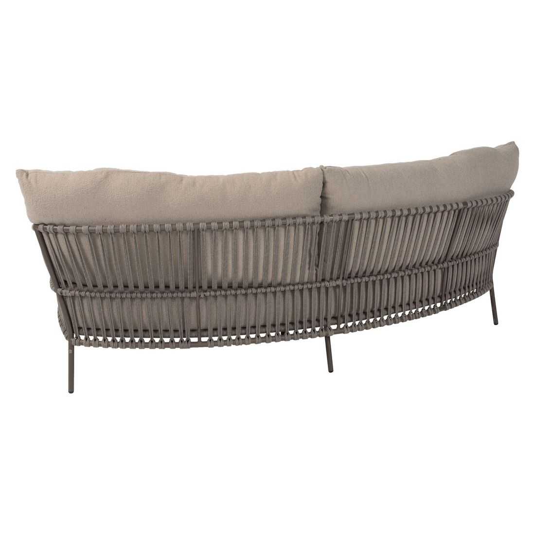 4Seasons Capalbio Gartenloungesofa Edelstahl/Rope/Olefin
