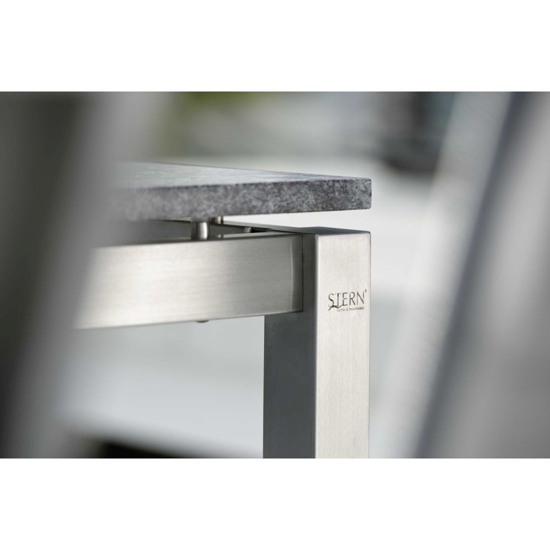 Stern Gartentisch-Gestell 250x100cm Edelstahl