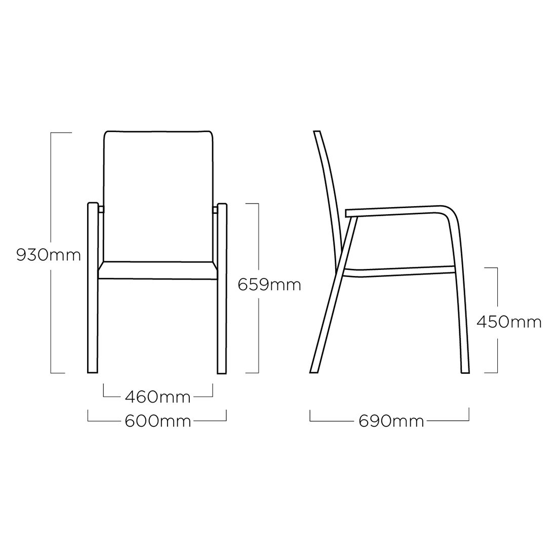 Kettler Forma II Gartenmöbel-Set L verstellbar (6 Plätze) Tisch 220x95cm