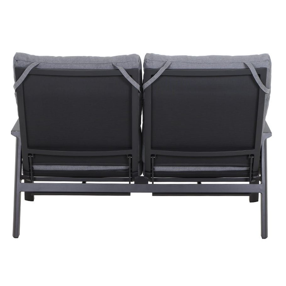 Siena Garden Valencia Loungeset verstellbar inkl. OUTLIV. Lifttisch Aluminium/Polypropylen