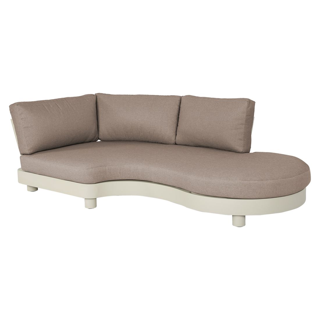 OUTLIV. Santa Barbara Ecklounge inkl. Loungetisch Aluminium/Olefin