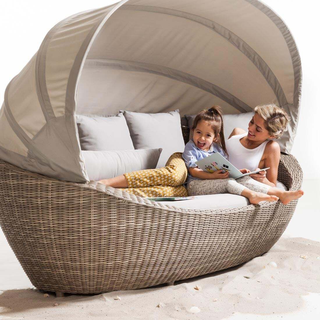 Domus Ventures Paradiso Sonneninsel Halbrundgeflecht/Olefin