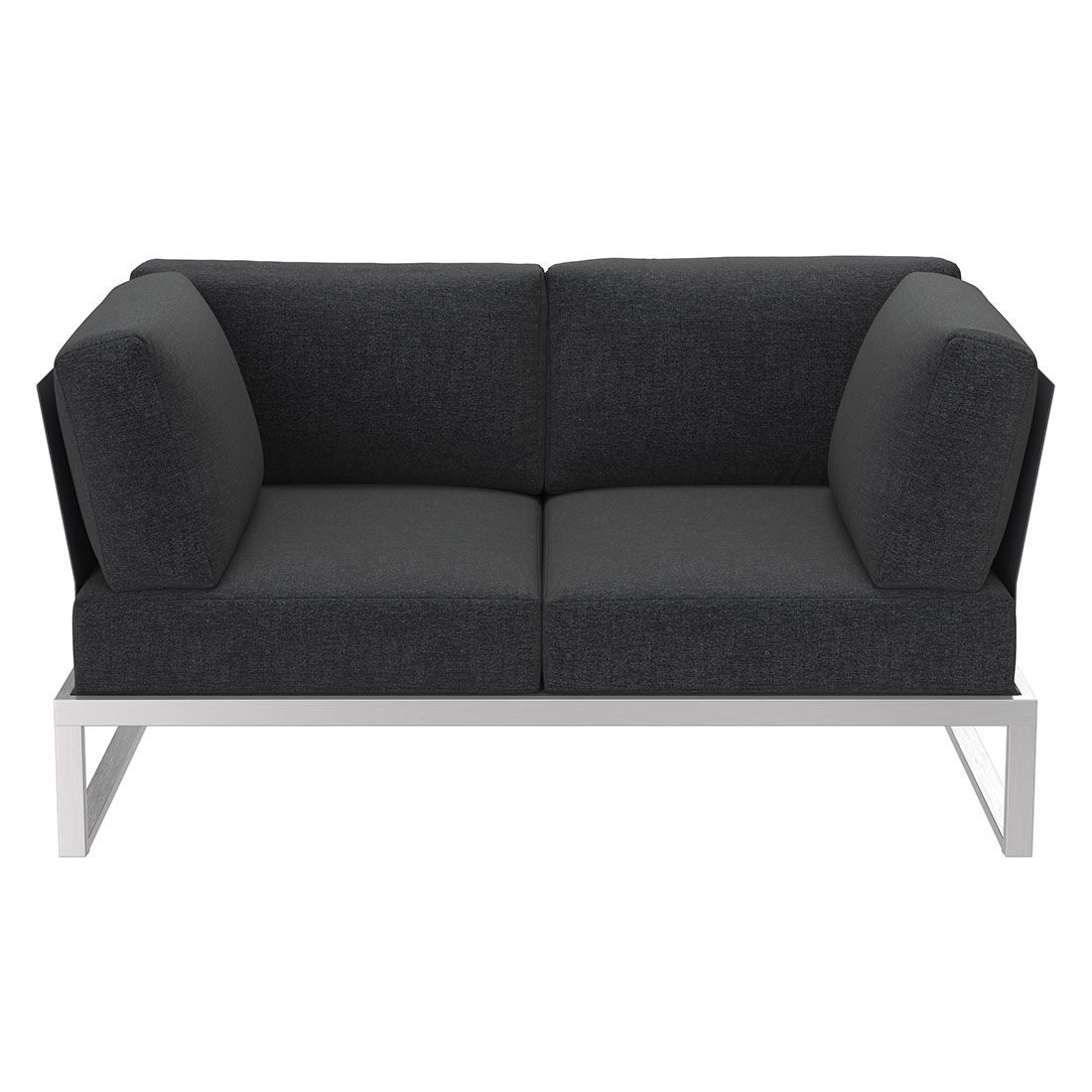 OUTLIV. Capri Gartenloungesofa Edelstahl/Polyester
