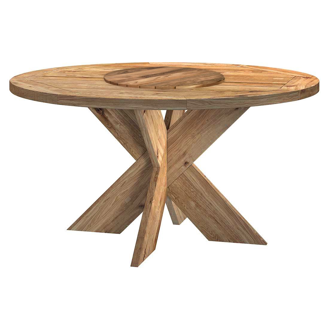 OUTLIV. Atlanta Gartentisch inkl. Drehteller Ø150cm Teak Recycelt