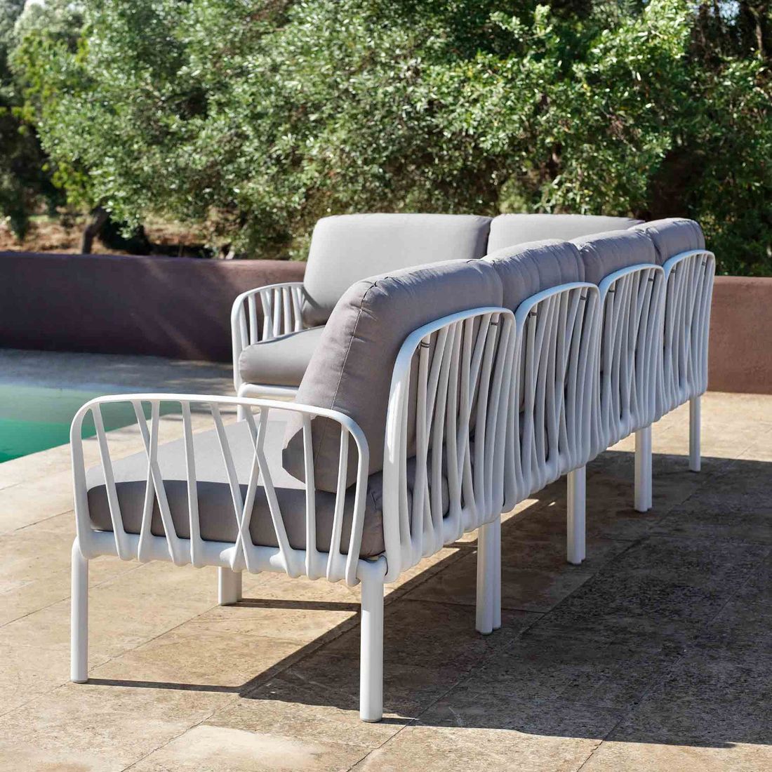 Nardi Komodo Ecklounge Kunststoff/Sunbrella
