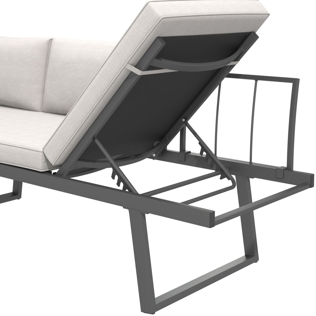 OUTLIV. Alex Gartenmöbel-Set L (6 Plätze) Tisch 220x100cm