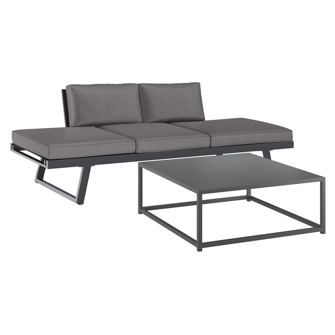 OUTLIV. Lucca Loungeset inkl. Lougetisch Aluminium/Polyester