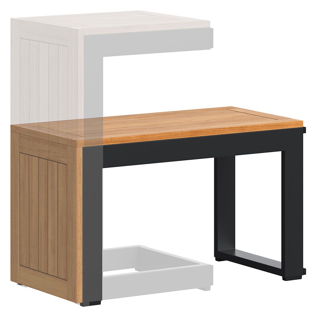 OUTLIV. Alpha Ecklounge inkl. Loungetisch Aluminium/Polyester