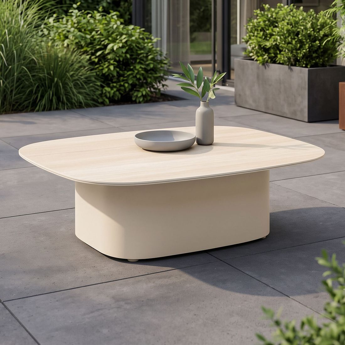 Zebra Leano Loungetisch Aluminium/Keramik