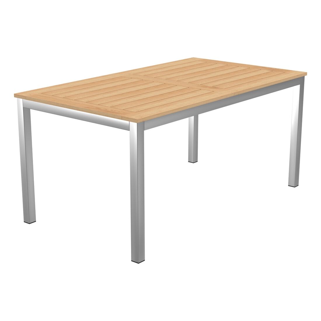 OUTLIV. Oviedo Ausziehtisch 160/210x90 cm Edelstahl/Teak