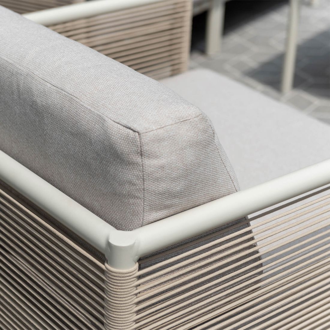 LifestyleGarden Horizon Loungesessel Aluminium/Rope/Olefin