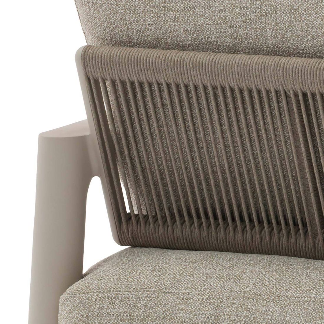 Zebra Cozy Loungesessel Aluminium/Rope/Sunproof