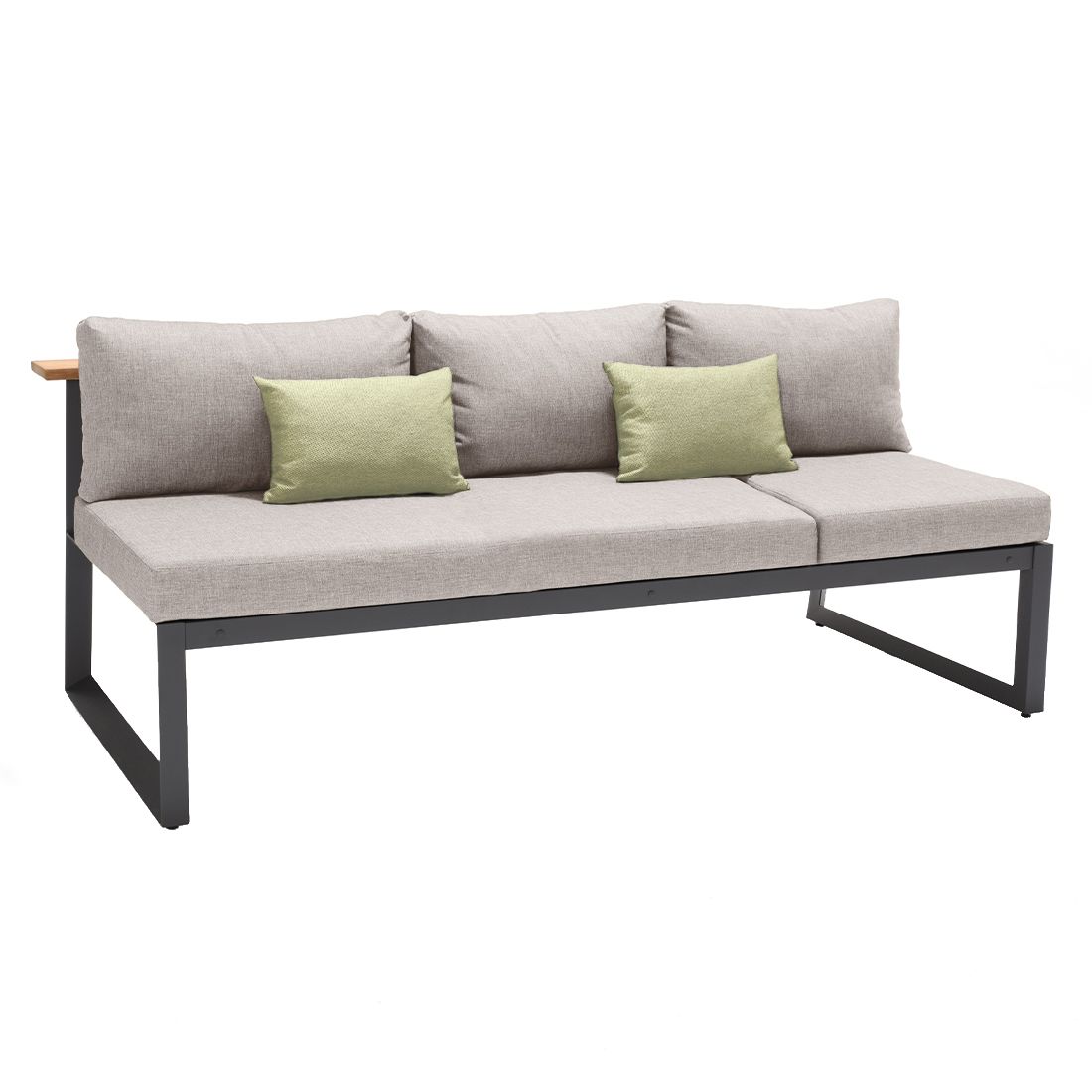 LifestyleGarden Palau Dininglounge Tisch 216x98,5cm Aluminium/Olefin