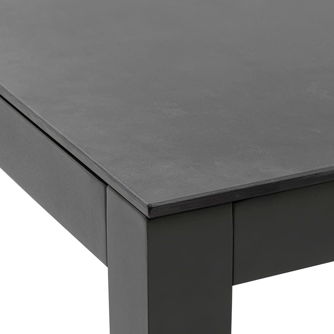 OUTLIV. Gartentisch 220x100cm Aluminium/Glas-Keramik