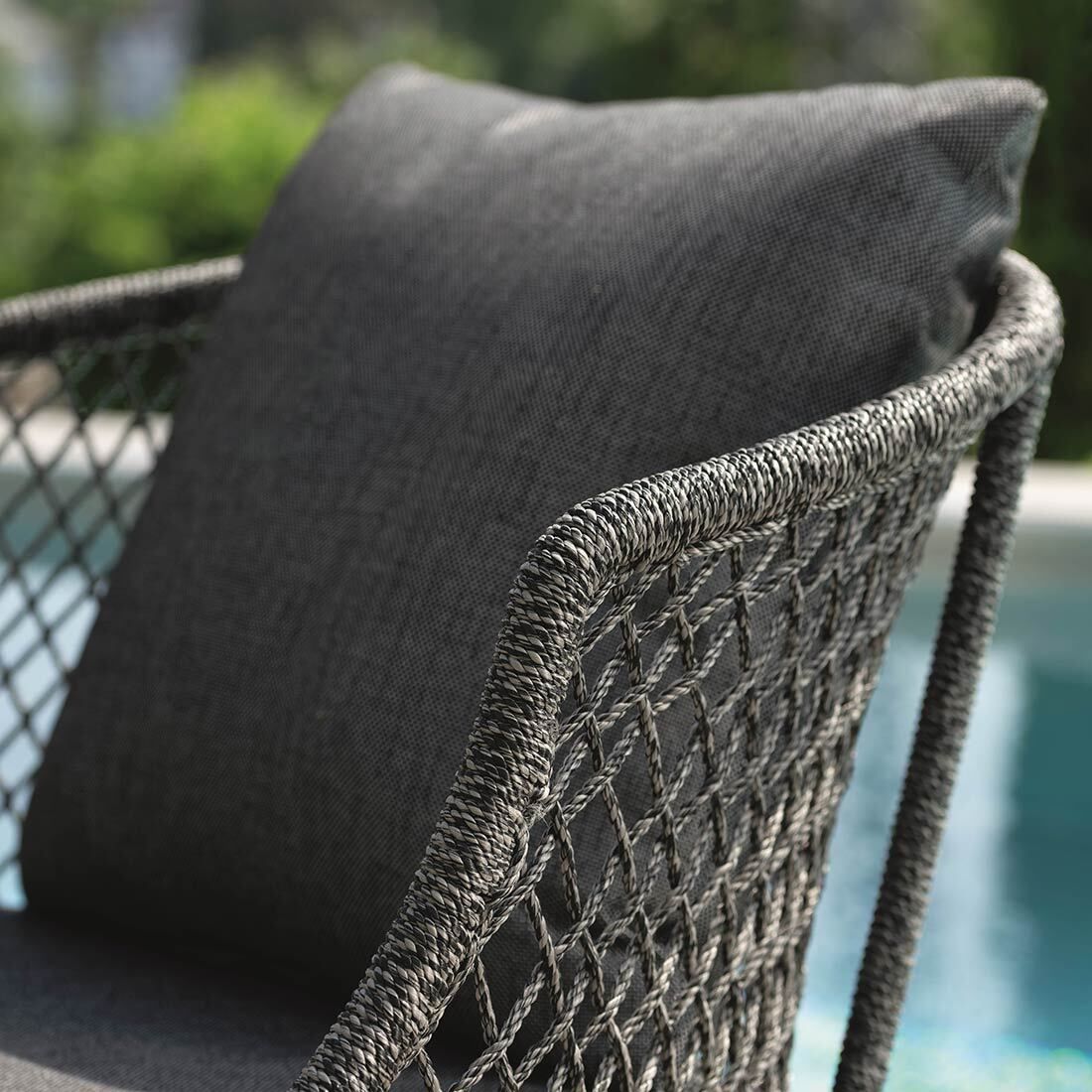 Stern Odea Loungesessel Aluminium/Rope/Polyacryl