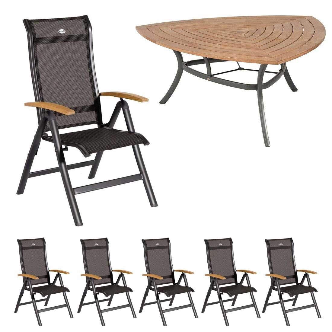Hartman Alice Gartenmöbel-Set L (6 Plätze) Tisch 170x170x170cm
