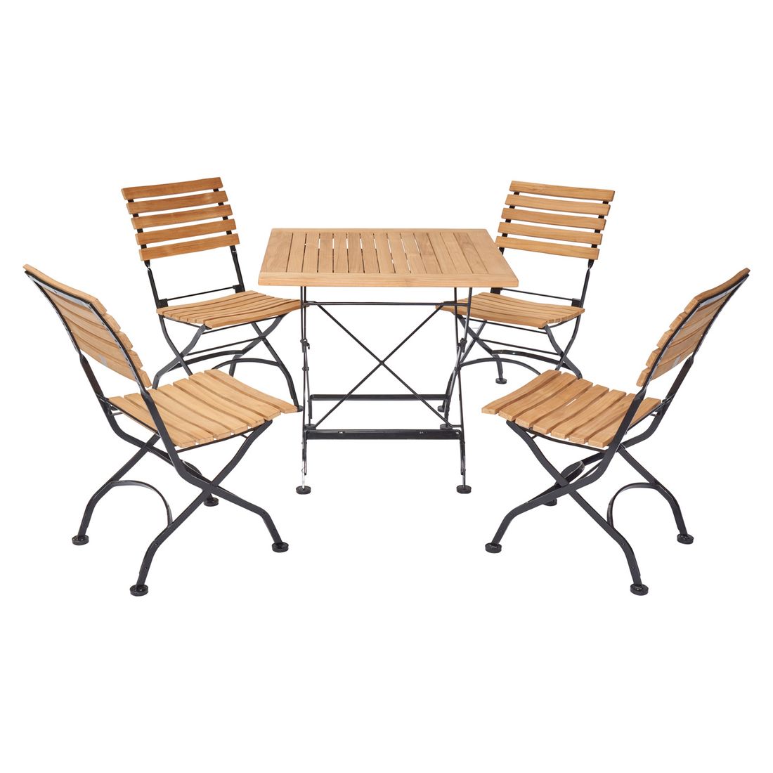 LC Garden Wimbledon Gartenmöbel-Set M (4 Plätze) Tisch 80x80cm